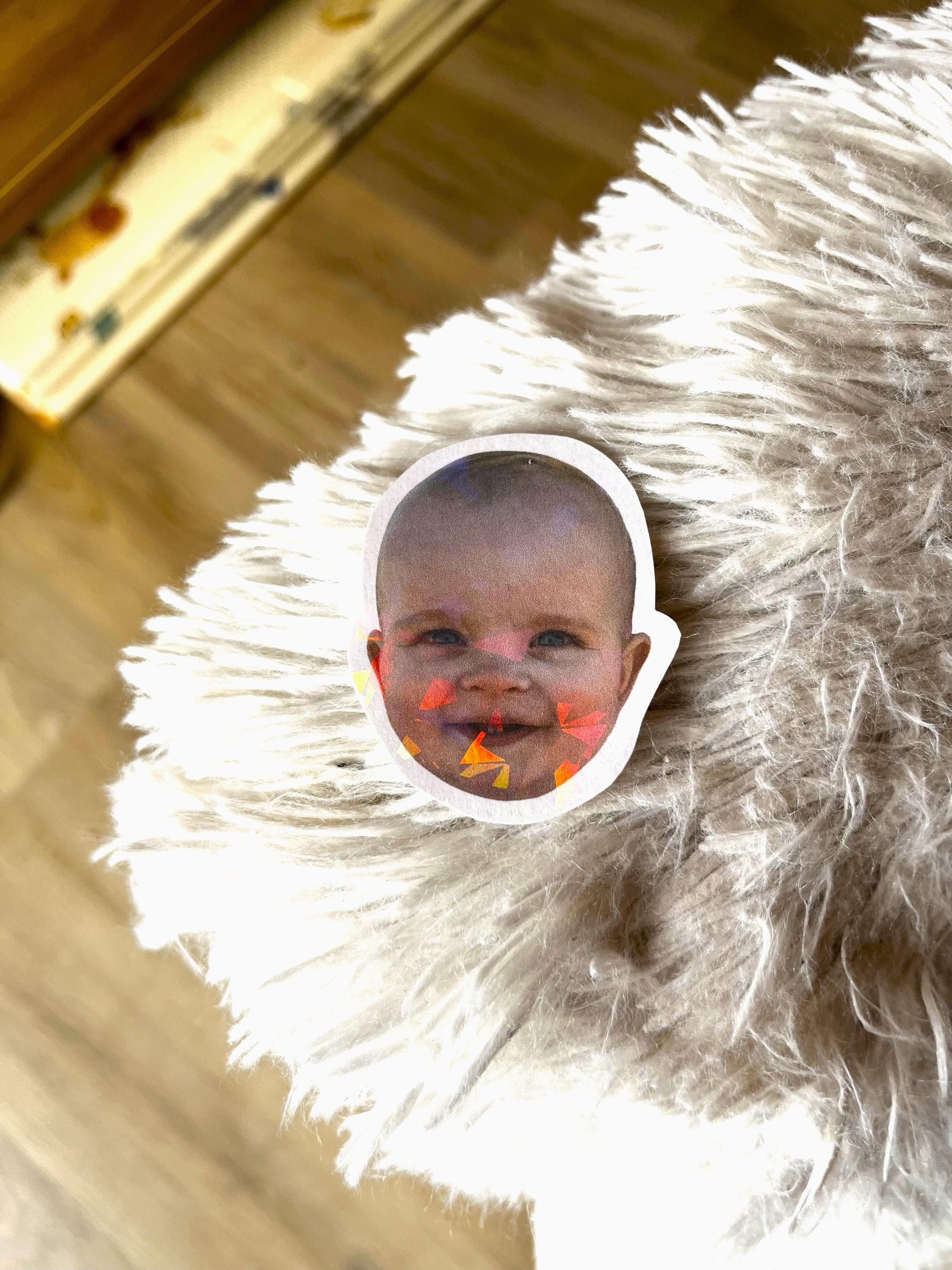 Stickers personnalisés - Tête de minus