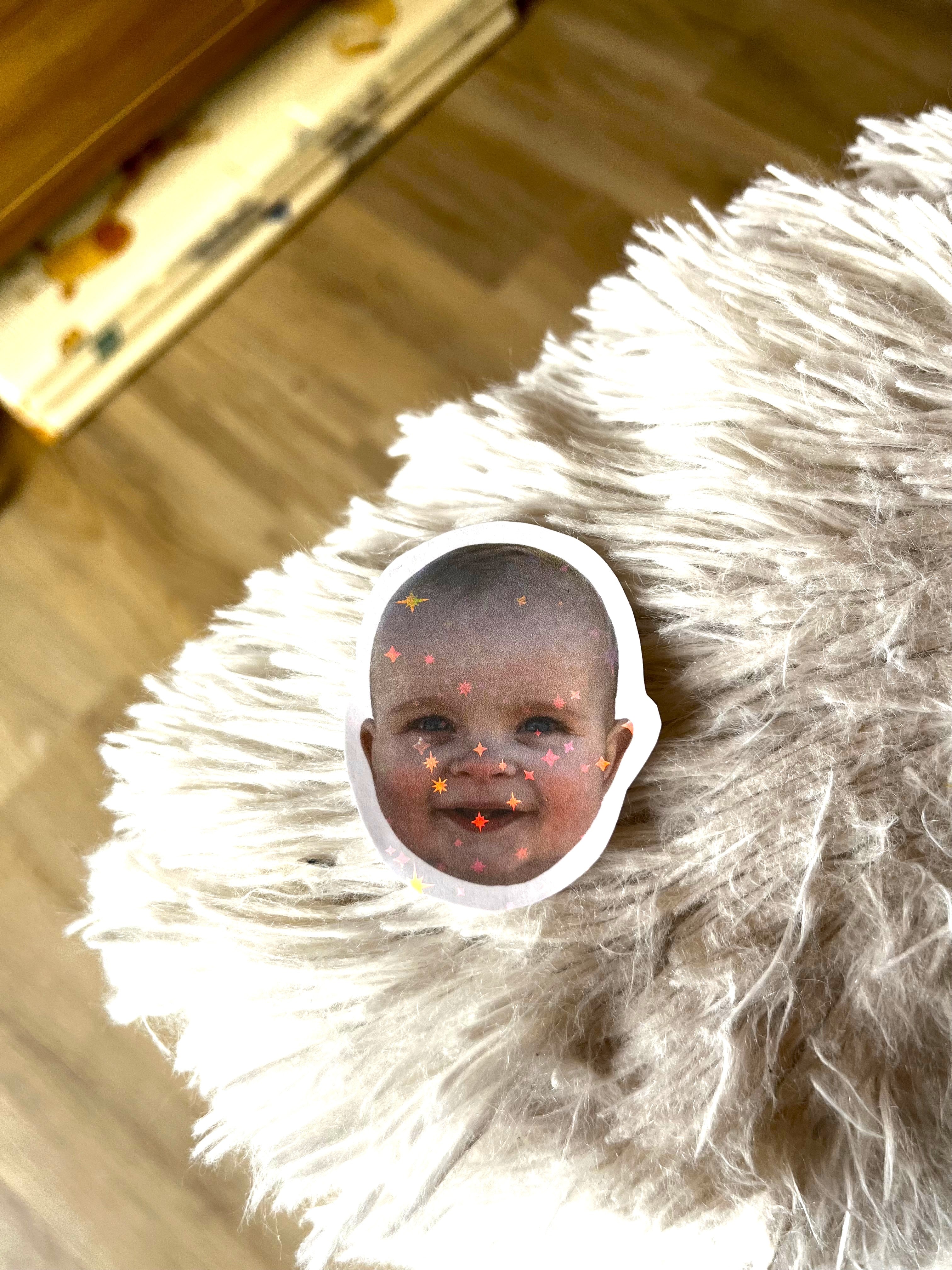 Stickers personnalisés - Tête de minus