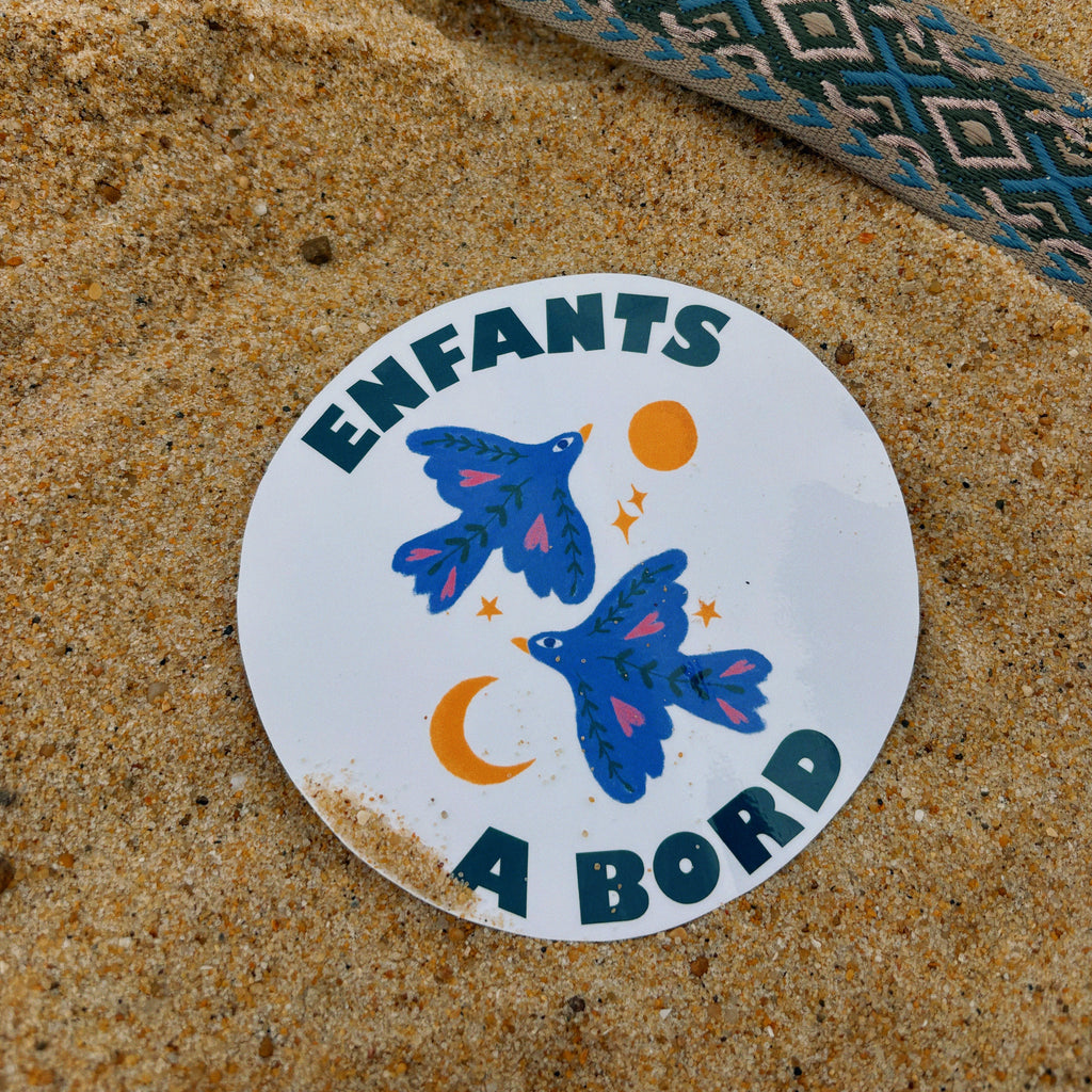 Autollant voiture - Oiseaux Celestes
