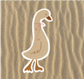 Stickers - Oie noeud rose