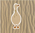 Stickers - Oie noeud vert